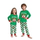 thumbnail image 2 of Vestido familiar con estampado de cervatillo en borde cruzado, traje verde para bebés, hombres y mujeres, vestido familiar para padres e hijos para Navidad, 2 of 5