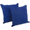thumbnail image 4 of Blazing Needles 25-inch Double-corded Solid Twill Square Floor Pillows with Inserts (Set of 2)-Style:Hot Pink, 4 of 5