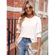 thumbnail image 4 of Blusas Elegantes e Informales para Mujer, Cuello , Mangas 3/4 y Puños Fruncidos. XXL, 4 of 8