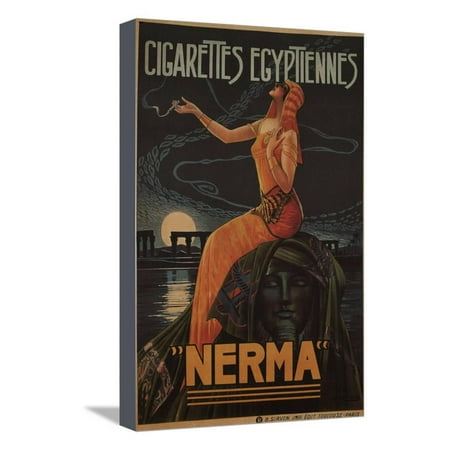 - Egyptian Cigarettes Nerma, 1924 Stretched Canvas Print Wall Art By Gaspar Camps
