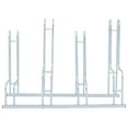 thumbnail image 3 of vidaXL Bicycle Stand for 4 Bikes Floor Freestanding Galvanized Steel, 3 of 7