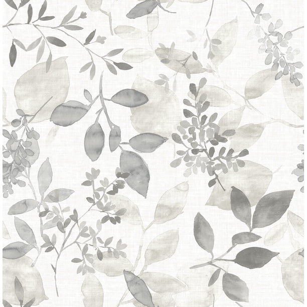 Fondo de pantalla NuWallpaper NUS3144 Breezy Peel & Stick Grey