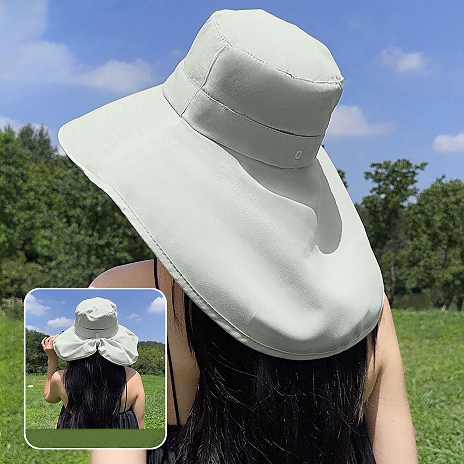 Floppy Sun Hats for Women UV Protection – Wide Brim Bucket  display picture 1