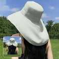 thumbnail image 2 of UJNDER Summer Wide Brim Sun Hat With Cape For Women Lightweight Outdoor Accessory UV Protection Beach Hat With Attachable Face Cover Mint Green, 2 of 4