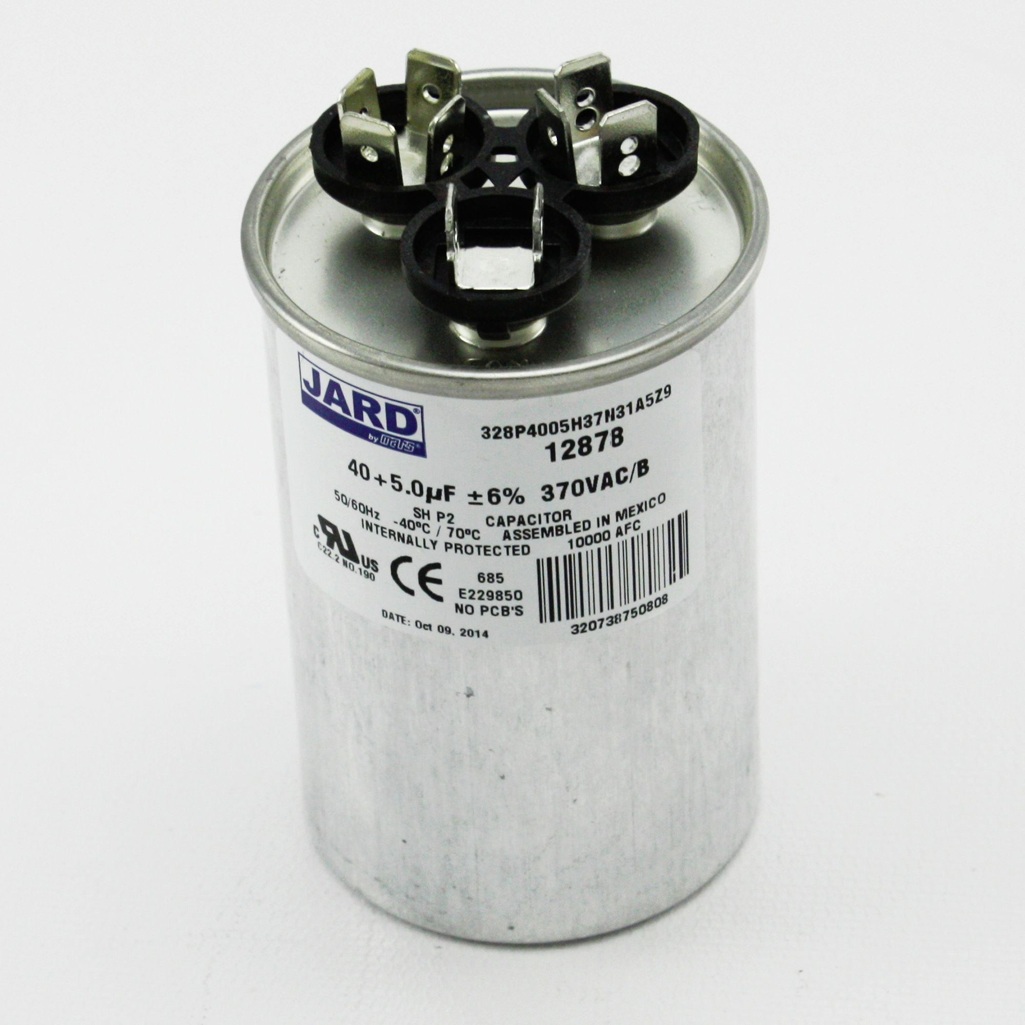12878 Mars Factory JARD 40+5 UF 370 Volt Run Capacitor