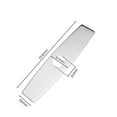 thumbnail image 3 of Stainless Steel Bathroom Sink Faucet Plate Hole Cover for 10 inch Tap Hole, 3 of 5