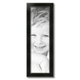 thumbnail image 2 of ArtToFrames 8" x 27" Honors Black with Silver Picture Frame, 8x27 inch Black Wood Poster Frame (WOM-5157),  Pack, 2 of 7