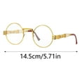 thumbnail image 2 of Lunettes de Vélo Unisexes Style Rétro Rond avec Bouclier pour Activités Extérieures, Design Pliable en Aluminium Léger et Polyvalent, 2 of 3