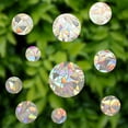 thumbnail image 6 of JoyMoreHome 12Pcs Window Clings for Birds ,Anti-Collision Window Decals,Non Adhesive Vinyl Rainbow Glass Stickers to Save Birds from Glass Strikes, 6 of 6