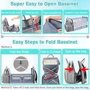 Diaper Bag Backpack, Baby Bag Diaper Bag with Changing Station Baby Girl Boy Waterproof Diaper Bag for Travel Baby,Rinder