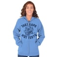 thumbnail image 3 of Funny Study Nerd Take Naps Not Tests Zip Up Hoodie Men's Women's Brisco Brands L, 3 of 5