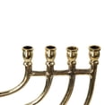 thumbnail image 6 of Northlight Star of David Smooth Slim Hanukkah Menorah - 12" - Brass, 6 of 6