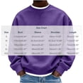 thumbnail image 5 of qafoshin Men Solid Crewneck Basic Sweatshirt, Trendy Fall Long Sleeve X-Stitch Neck Casual Pullover Tops with Chest Patch Pocket, 5 of 5