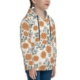 thumbnail image 3 of Balery Sunflowers 5 Pattern Boys Hoodie, Youth Pullover Hooded Sweatshirt, Kangaroo Pocket Hoodie for Kids Girls -Large, 3 of 6