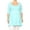 Blue, variant on Women's Plus Size Trendy Style Baby Doll Solid Dress