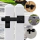 thumbnail image 4 of 2 juegos de pestillo para puerta de granero, cerradura para puerta de malla y pestillo, cierre para puerta corredera, pestillo para puertas de granja, 4 of 7