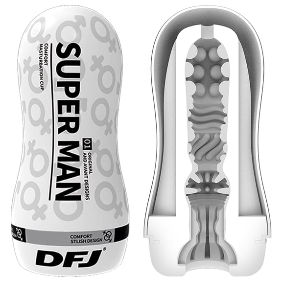 Male Masturbator Cup Soft Silicone Sex Toys for Man-Without Vibration