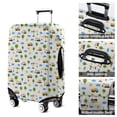 thumbnail image 5 of Cartoon Construction Vehicles Suns White Pattern Luggage Cover Fashion Suitcase Cover Baggage Covers Fit 25-28 Inch Luggage (Go Travel), 5 of 5