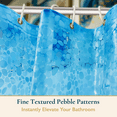 thumbnail image 3 of Forro para cortina de ducha ComfiTime Resistente al agua 100 % EVA antimoho 72'x72' azul, 3 of 11