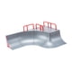 thumbnail image 5 of Rampas para patinetas de , juguete para escenas, accesorio creativo, portátil, resistente al desgaste, pista para patinetas de multifunción B, 5 of 10