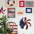 thumbnail image 7 of ASKETAM 4th of July Patriotic Wreath Front Door Window Wall Burlap Bow Decor (A), 7 of 7