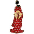 thumbnail image 3 of Oriental Furniture 18" Geisha Figurine with Red Kimono, Statue, Asian, Culture, Decorative piece,, 3 of 3