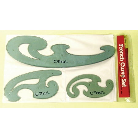 UPC: 0088359011991 | C-Thru French Curve  3-Piece Set