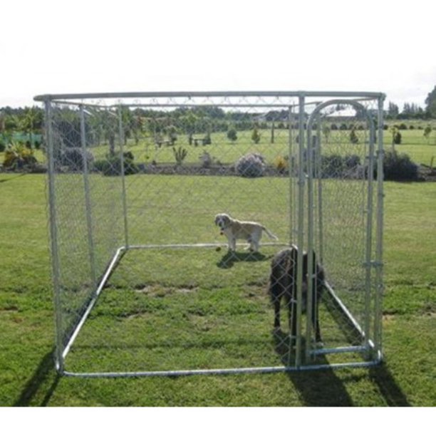 ALEKO DIY Box Kennel Chain Link Pet System, 13' x 7.5' x 6' Walmart