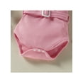 thumbnail image 6 of Bagilaanoe Newborn Baby Girls Summer Casual Romper Sleeveless Lapel Button Down Playsuit 3M 6M 12M 18M 24M Casual Bodysuit, 6 of 8