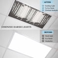 thumbnail image 4 of Forest Bear Fluorescent Light Covers, Black Grey Country Farmhouse Nature Tree Magnetic Light Covers for Ceiling Lights, Fluorescent Ceiling Shade Filters for Classroom Bedroom Office 4x2Ft x 2PCS, 4 of 8