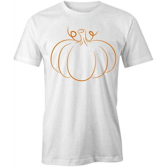 Pumpkin T-Shirt | Fall Seasonal White Tee Gift