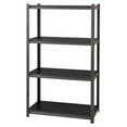 thumbnail image 4 of Lorell Shelving 4-Shelf Steel 3200 lb Cap 36"x18"x60" Black 59700, 4 of 7