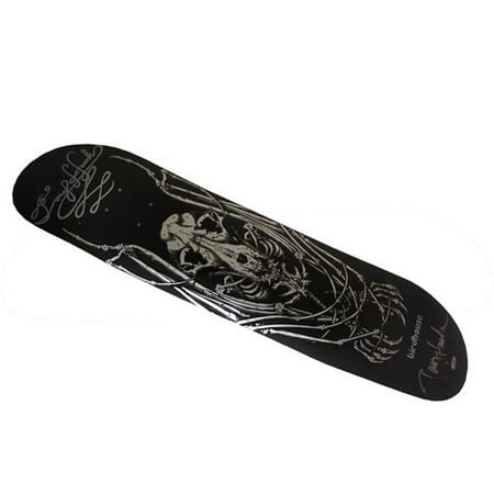 Tony Hawk Hand-Signed Black Deck with Tony Hawk Script Art