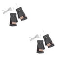 thumbnail image 4 of Matsuzay Guantes eléctricos calefactables, manoplas térmicas de doble cara, recargables, temperatura ajustable, calentador de concha para Gris 2piezas, 4 of 6