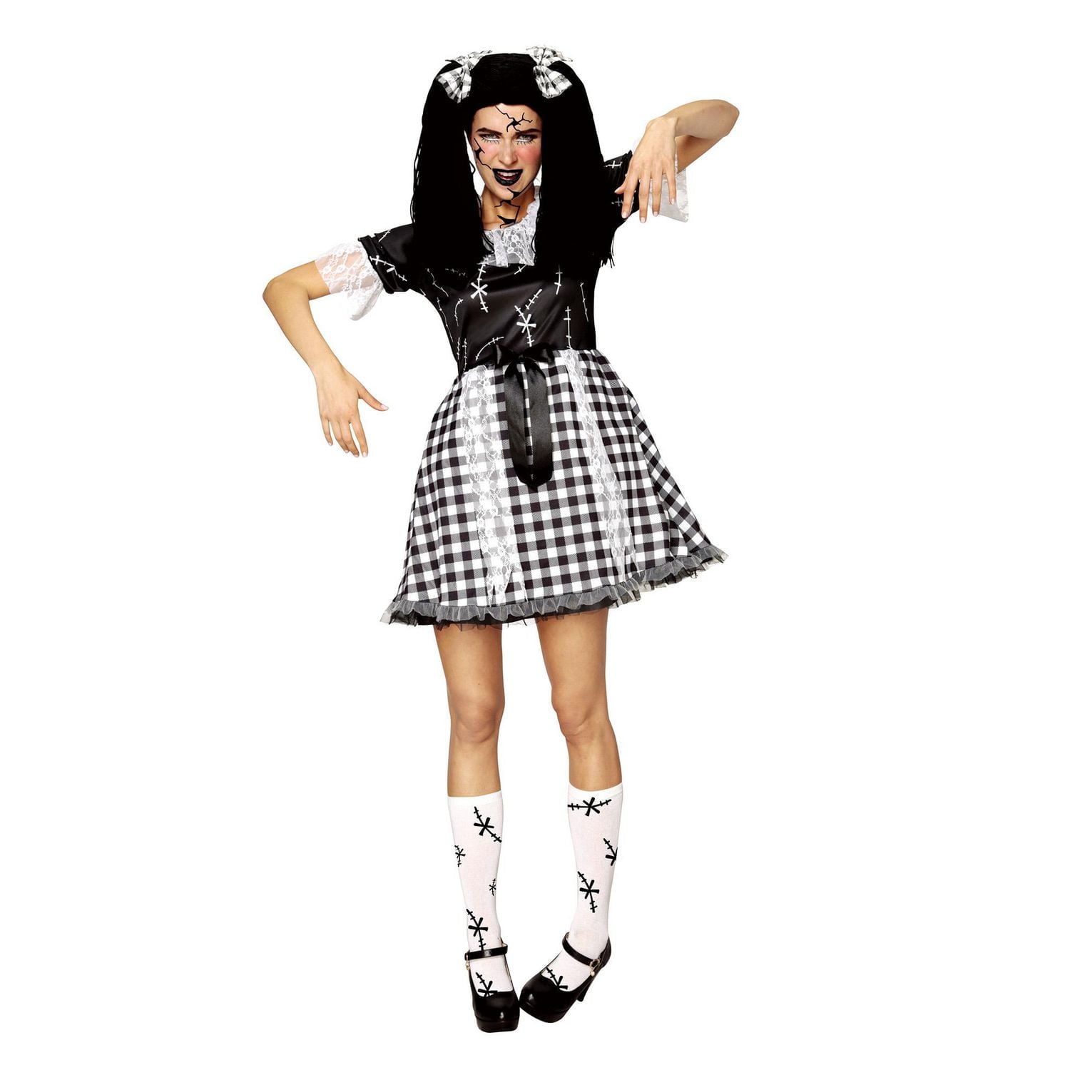 PARTYHOLIC BROKEN DOLL COSTUME (LARGE)