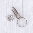 thumbnail image 4 of EeaseCA 2pcs Stainless Steel Knob Plunger Split Position Column Spring Pin Screw Type Quick Release Pin (LHFSS-10-1.5-6 Stainless Steel Round Head), 4 of 7
