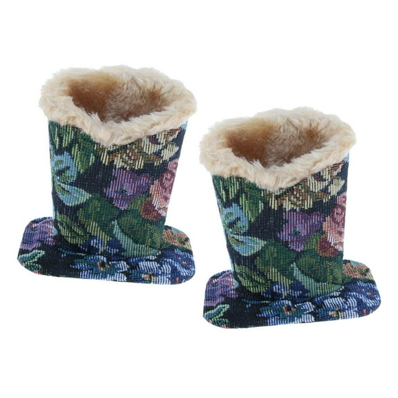 2 Sets Desktop Upright Eyeglasses Spectacles Glasses Holder Stand Case-Soft Plush Lining