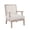 Beige-Linen, variant on Dayalane French country Accent Chair, Linen Upholstered Reading Chair with Removable Cushion & Solid Wood Frame Lounge Armchair for Living Room Reception Room Bedroom, Beige