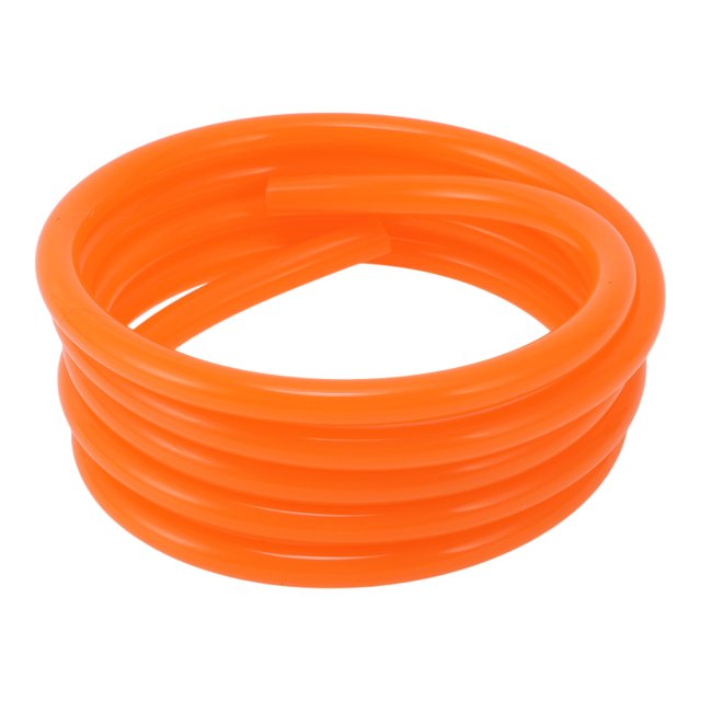 Manguera de vacío de silicona Unique Bargains, línea de vacío automotriz, naranja, 7FT 15/64" 6mm ID 2mm Grosor, 1 Pc, alta temperatura, presión máxima de 130PSI para aire y agua