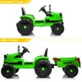 thumbnail image 5 of 12V Kids Ride on Tractor Electric Battery Powered 6-Wheeler Ride on Toys with Remote Control, MP3 Player, Green, 5 of 11