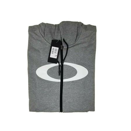 Oakley Men's Ellipse FZ Hoodie 461644 Athletic Heather Size XL