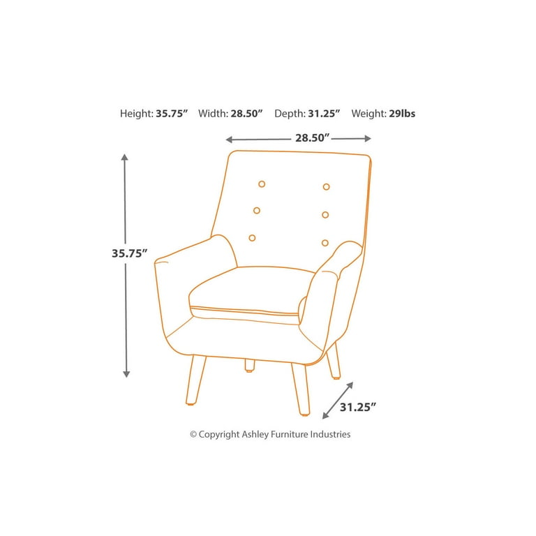Ashley zossen accent chair new arrivals
