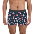 thumbnail image 2 of Goofa Cherry Blossoms Printed Men's Boxer Briefs Underwear, Moisture-Wicking Underwear, Trunk,Soft and Breathable Cotton Underwear-X-Large, 2 of 9