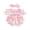 Pink, variant on RUINIXCW Newborn Baby Girl Little Sister Outfit Smocked Bubble Romper Infant Baby Girls Summer Clothes Lil Sister Letters Embroidery Puff Short Sleeve Ruffle Bodysuit Headband