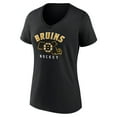 thumbnail image 2 of Women's Black Boston Bruins Proclamation V-Neck T-Shirt, 2 of 3