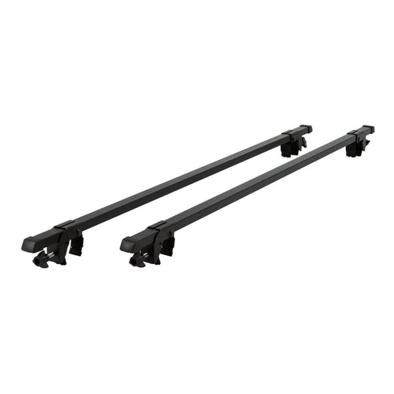 Apex Universal Steel Roof Cross Bars, Side Rail Mounted with Adjustable Rubber Feet
