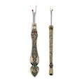 thumbnail image 2 of YAOMOBB Vintage Seam Ripping Tool Vintage Carved Handle Seam Thread Remover 1/2Pcs Stitch Unpicker Rust Proof Ripping Tool Handy Crafting Removing Threads Tools, 2 of 6