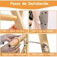thumbnail image 5 of Gimnasio Plegable para Bebé,Marco Plegable Gimnasio con 6 Juguetes Colgantes, Barra Colgante Centro de Actividad Interactivo Sensl para Recién Nacidos Niños Pequeños Merial Nural, 5 of 5