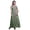 Mint Green, variant on Bimba Ocean Printed Front Slit Sleeveless Summer Spring Women Maxi Party Dress-Large