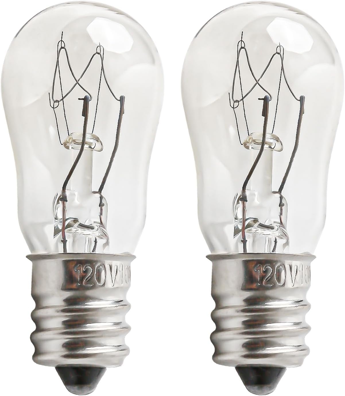 E12 LED Candelabra Bulbs 2-Pack | 2W Warm White 3000K Replacement For Dryer, Dispenser & Night Lights
